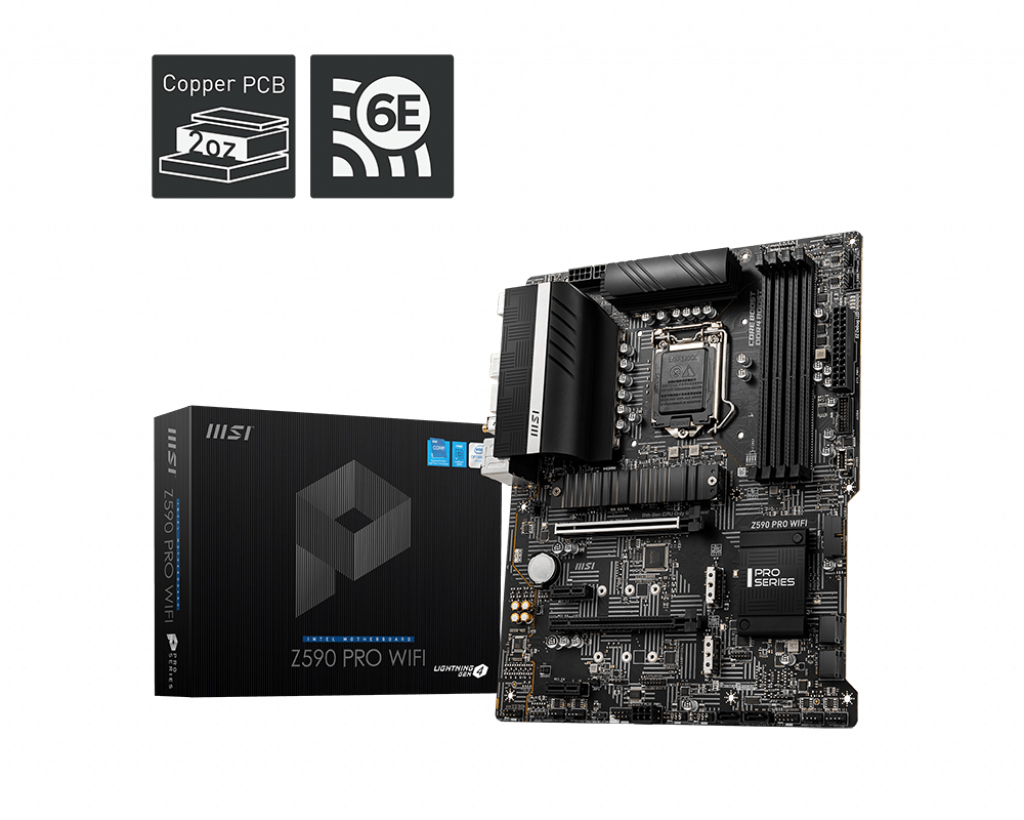 Bekijk afbeelding 5 van MSI Z590 PRO WIFI LGA 1200 4xDDR4